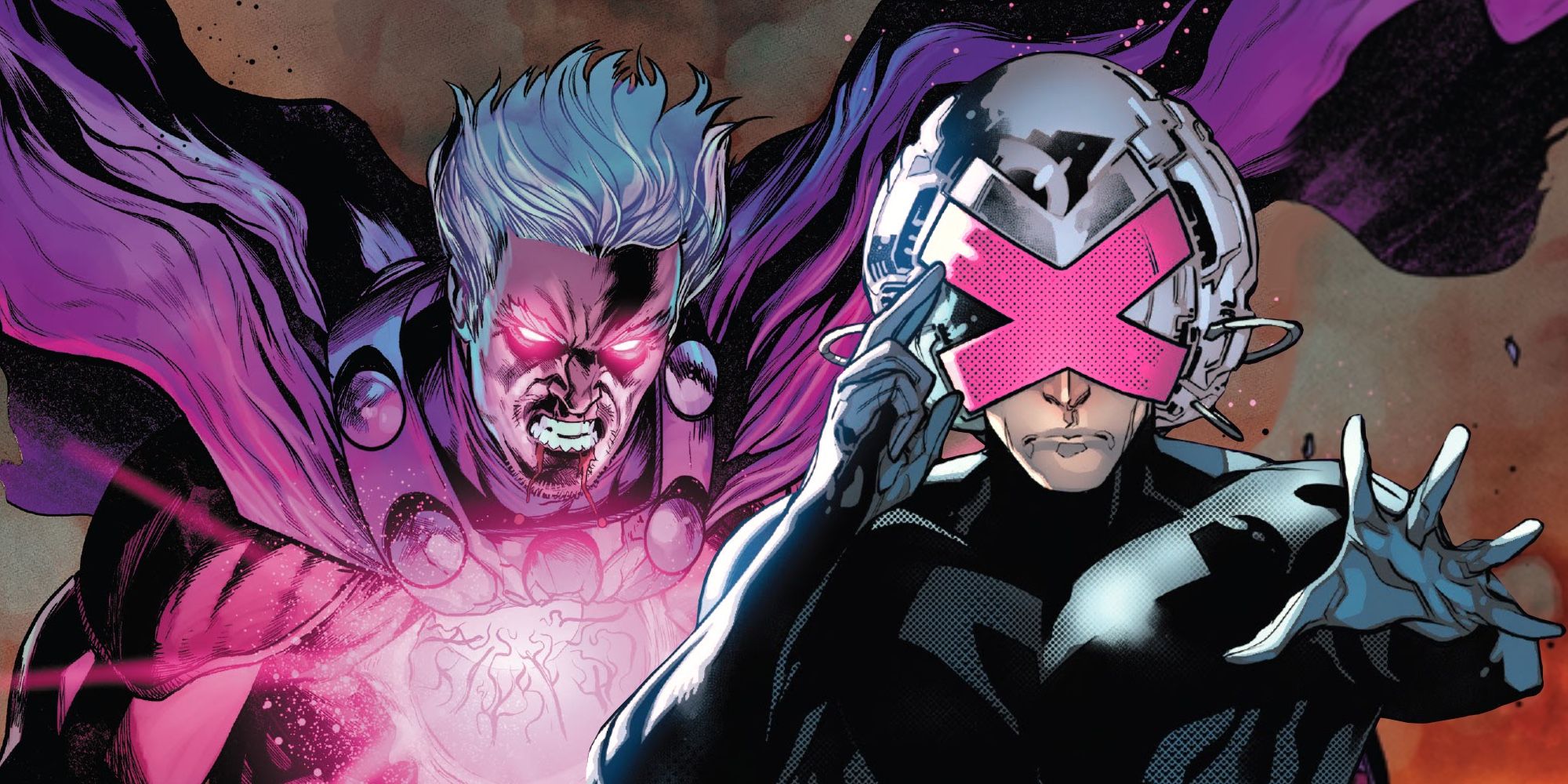Pink Magneto and Professor X