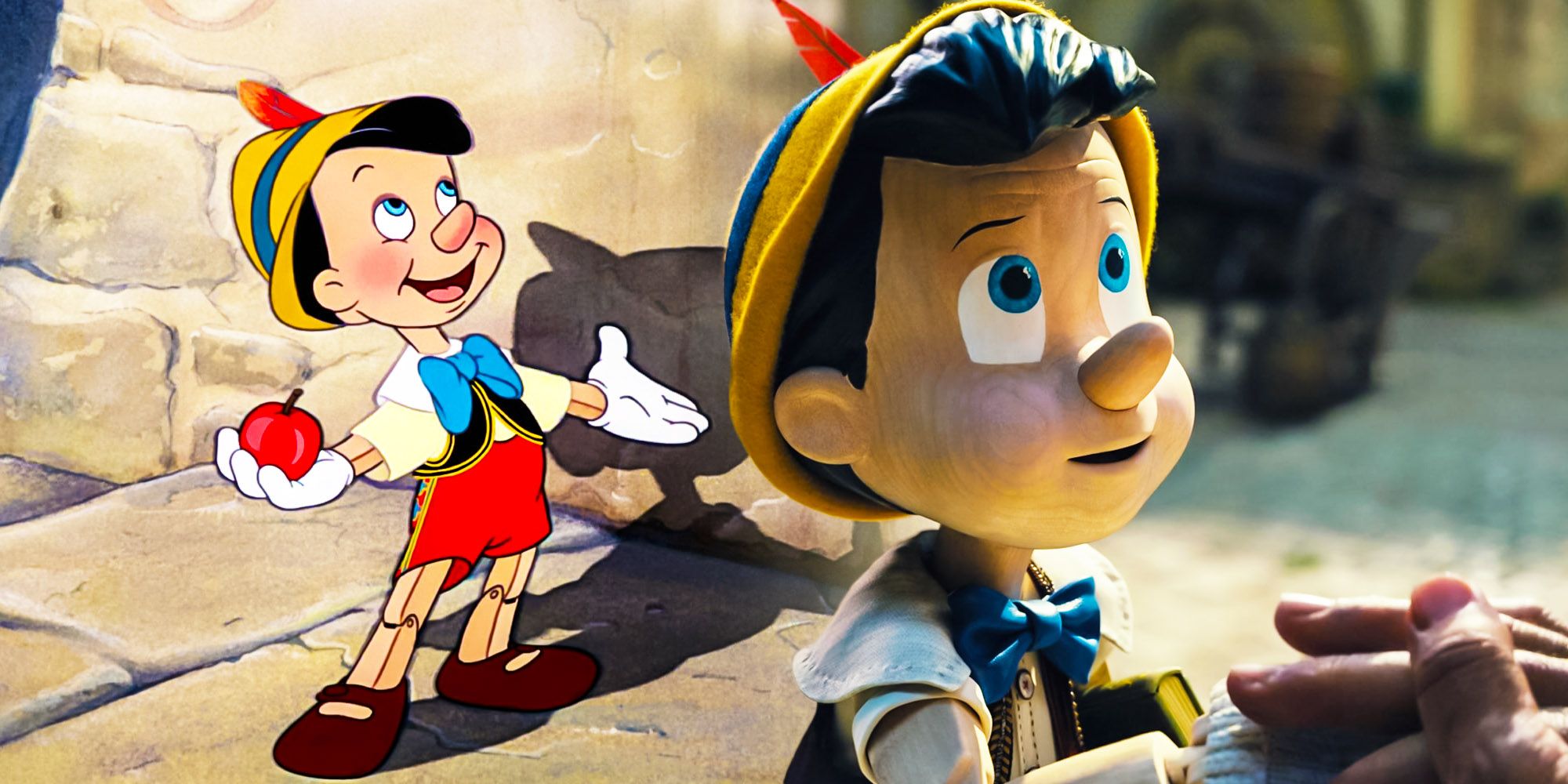 Pinocchio live action remake original cartoon