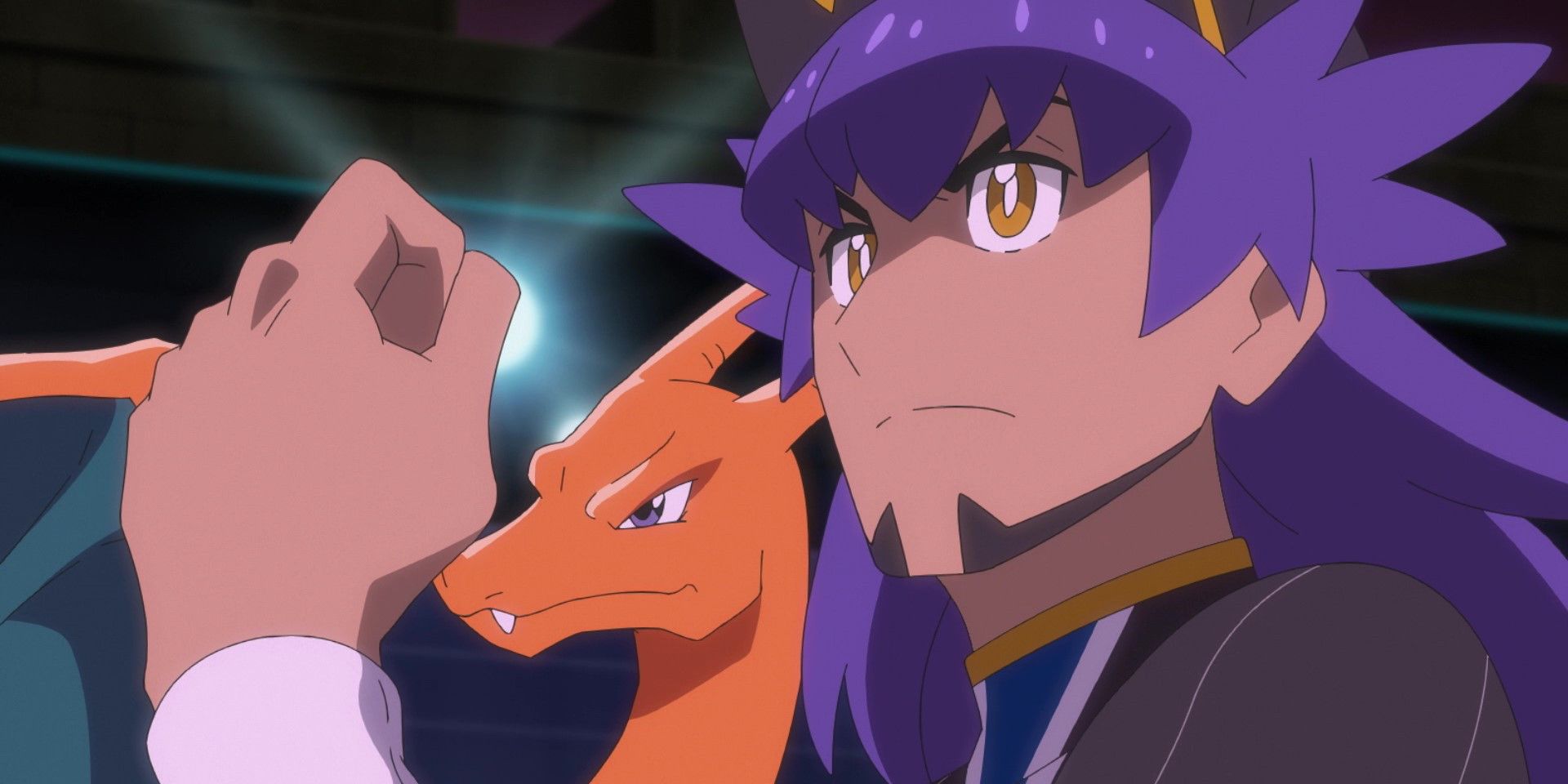 Pokémon Champion Leon e seu Charizard