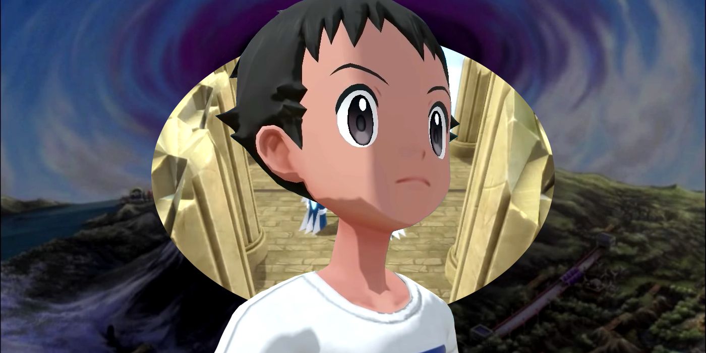 A default player character from Pokémon Legends: Arceus.