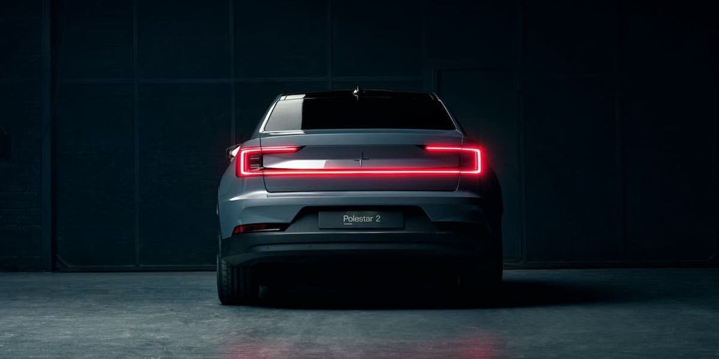 A photo of the Polestar 2&rsquo;s rear