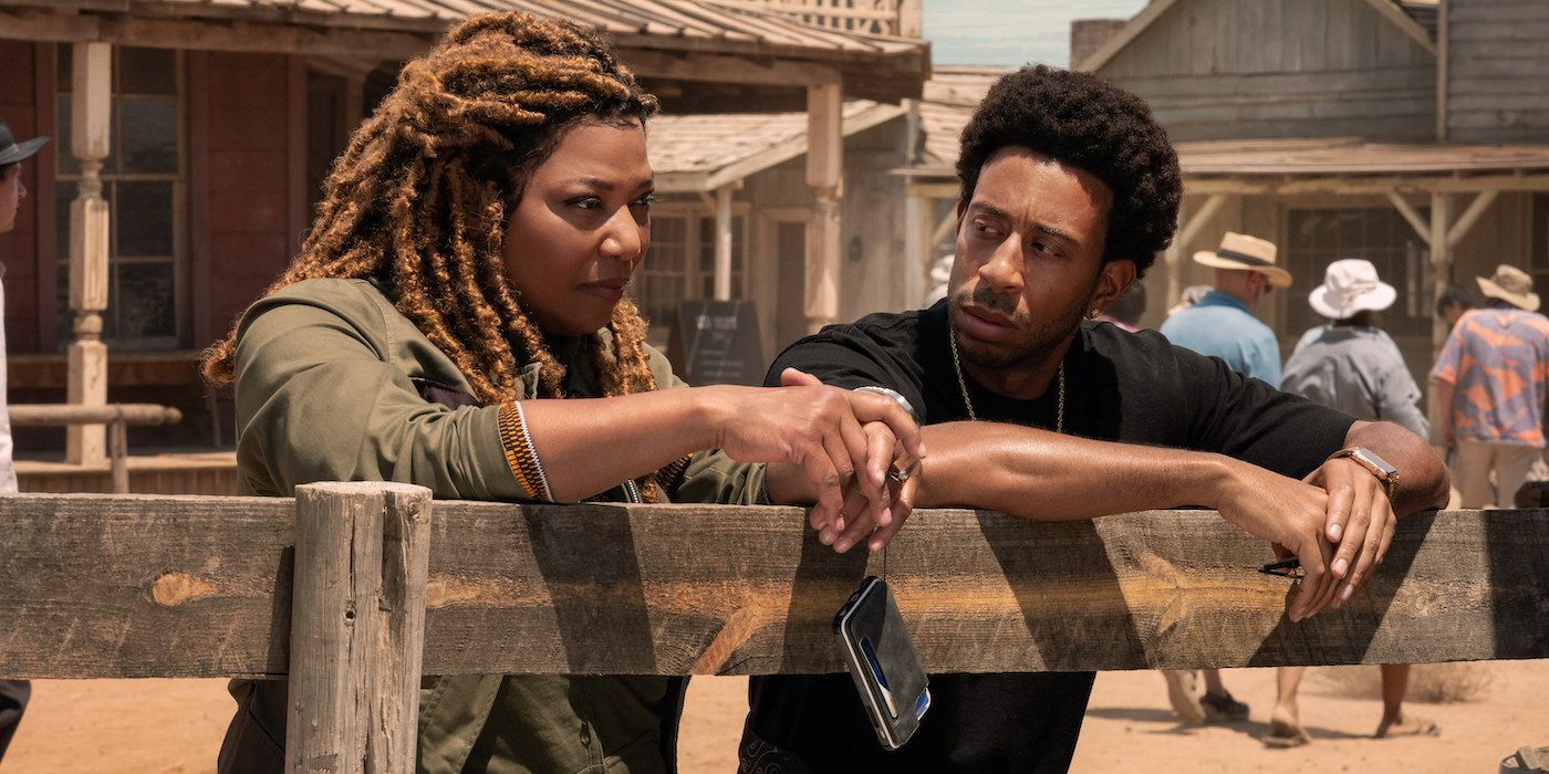 Queen Latifah and Chris Bridges in End of the Road