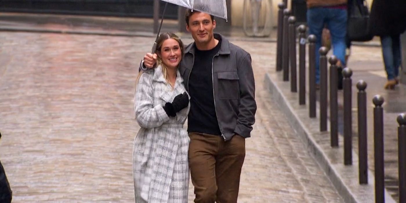 Rachel Recchia and Tino Franco in Paris on The Bachelorette