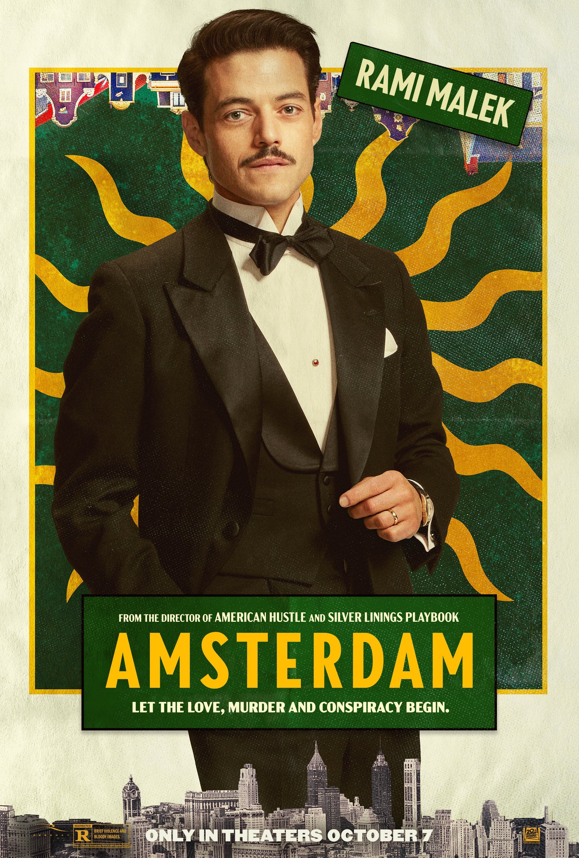 Rami Malek in Amsterdam poster