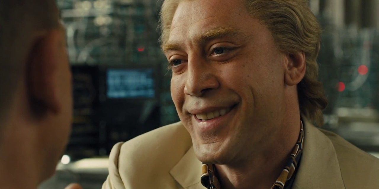 Raoul Silva introduces himself to Bond in Skyfall