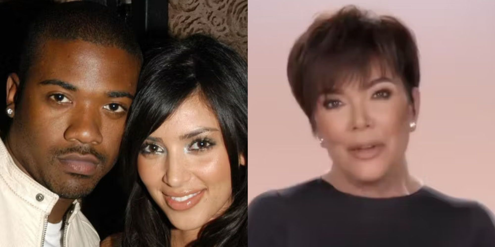 Ray J, Kim Kardashian, Kris Jenner