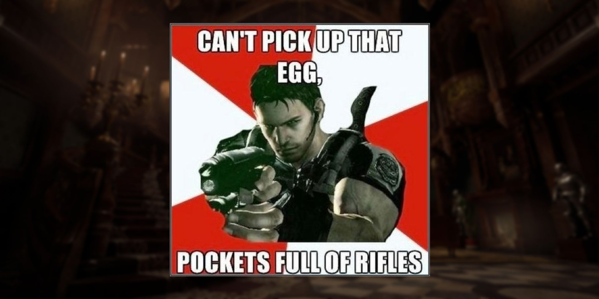 Resident Evil 5 egg meme.