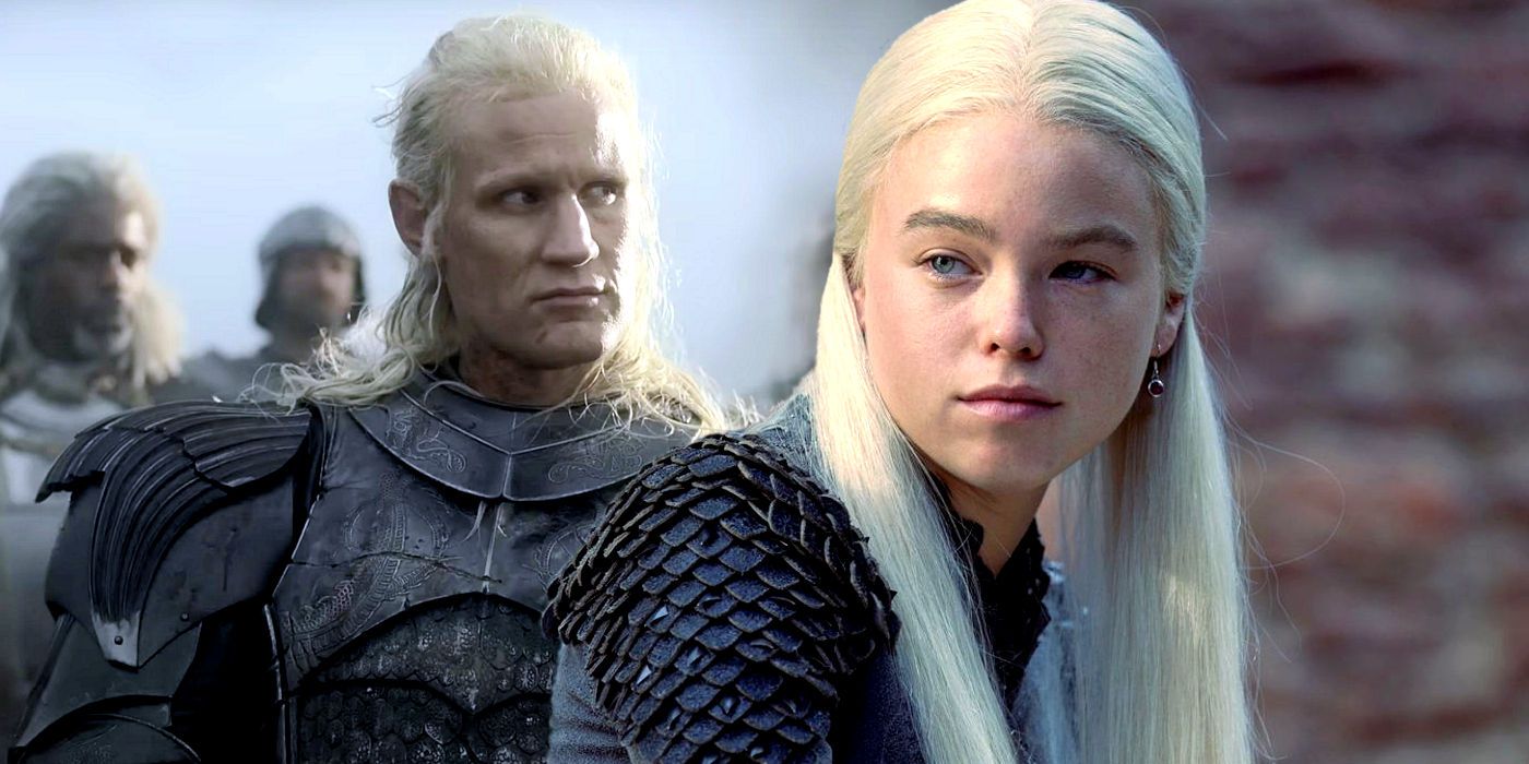 Rhaenyra e Daemon em House of the Dragon Episódio 3