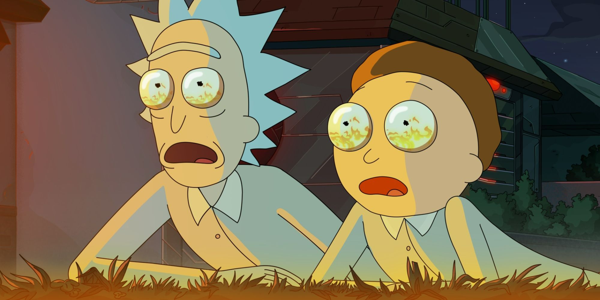 Rick e Morty encarando o fogo na 6ª temporada de Rick and Morty