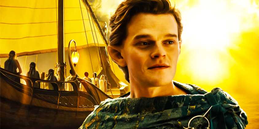 Rings of power Elrond elves Valinor