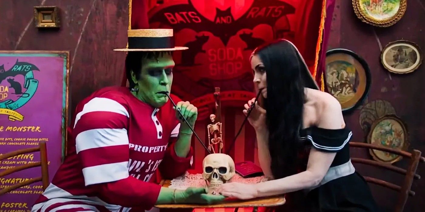 Rob Zombie the Munsters Herman and Lily Date