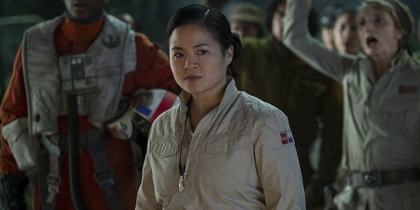 Rose Tico at a Resistance base in The Rise of Skywalker