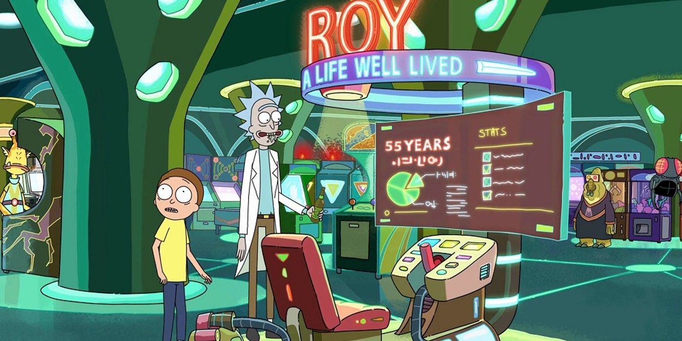 Roy jogo em Rick e Morty