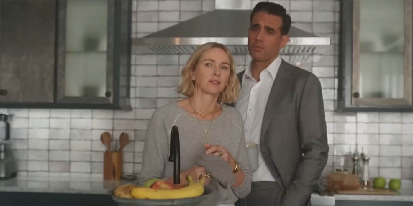Naomi Watts and Bobby Cannavale as Nora and Dean in Ryan Murphy's The Watcher