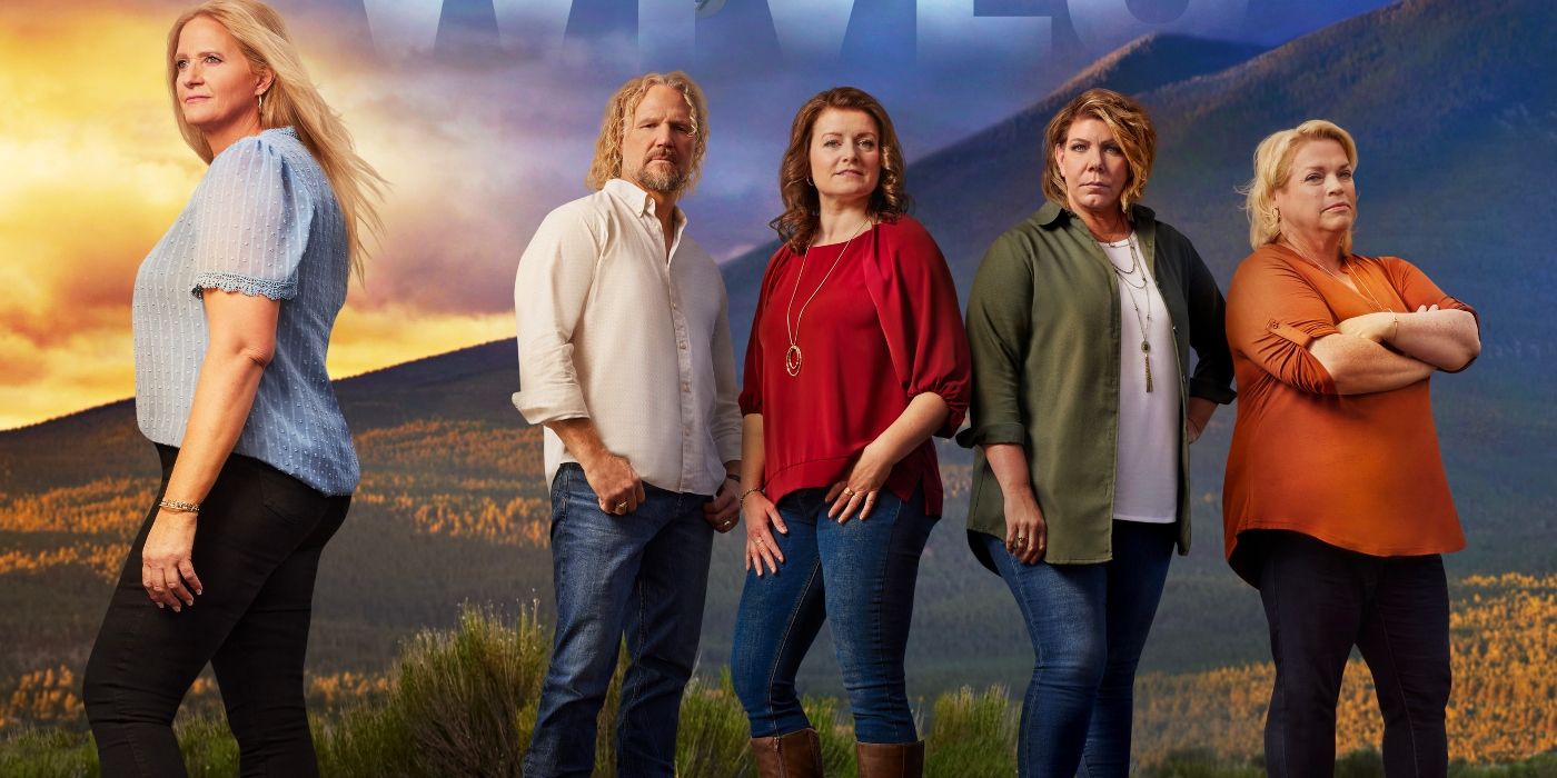 Grupo da 17ª temporada de Sister Wives filmado com fundo ao ar livre