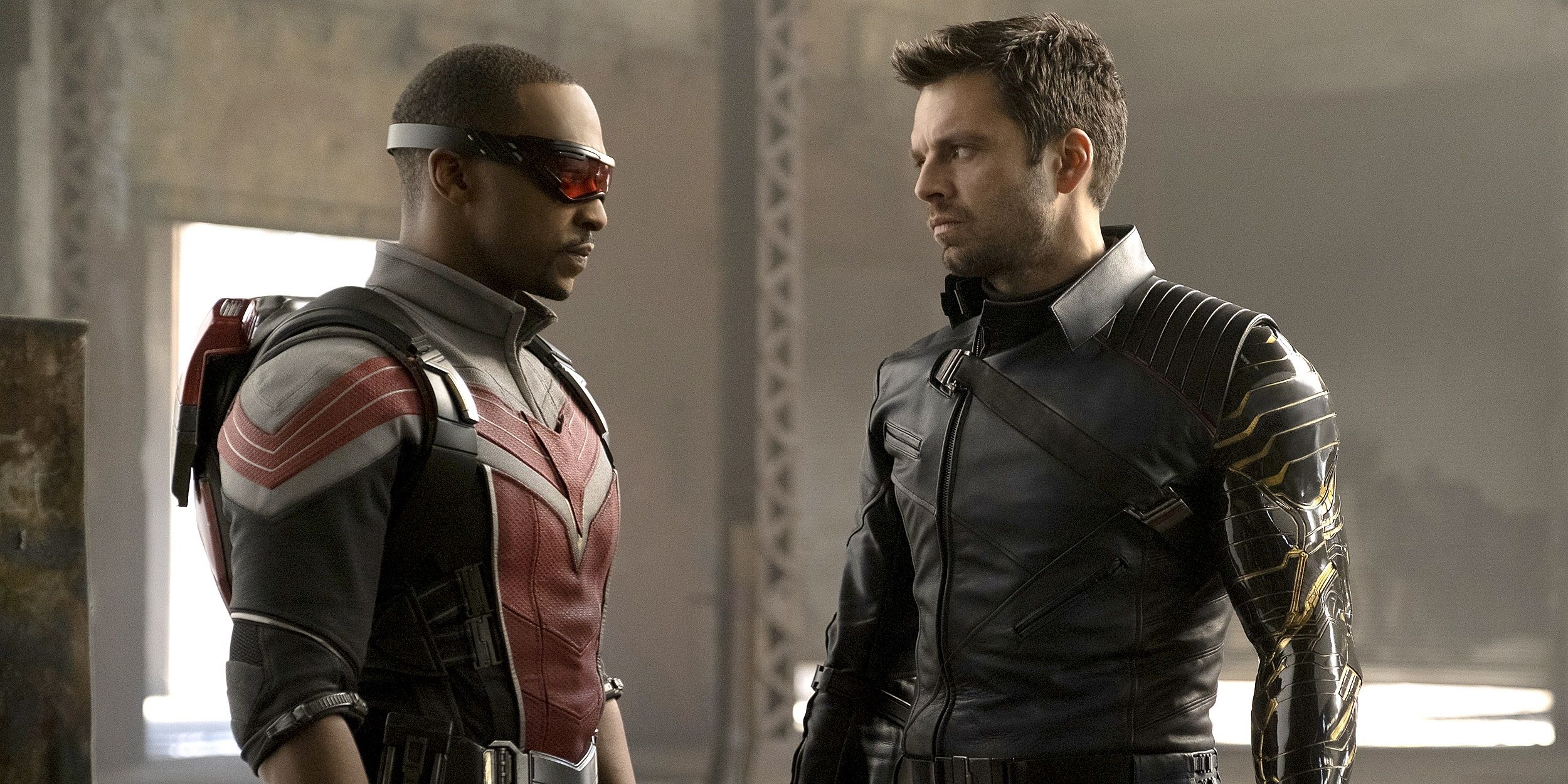 Sam and Bucky team up in The Falcon and the Winter Soldier