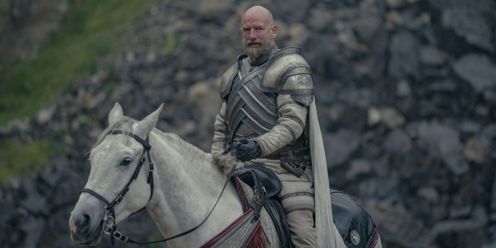 Ser Harrold on horseback in House of the Dragon