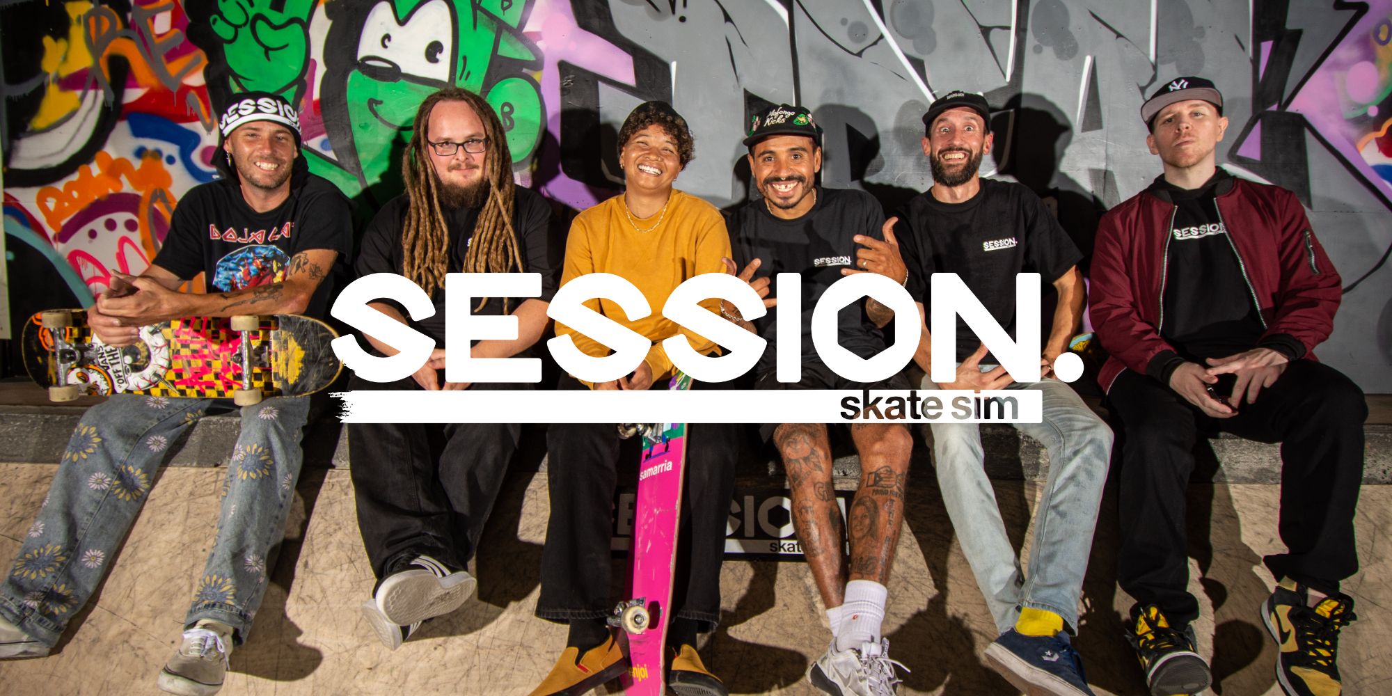 Session: Skate Sim, apresenta 4 novos Skaters