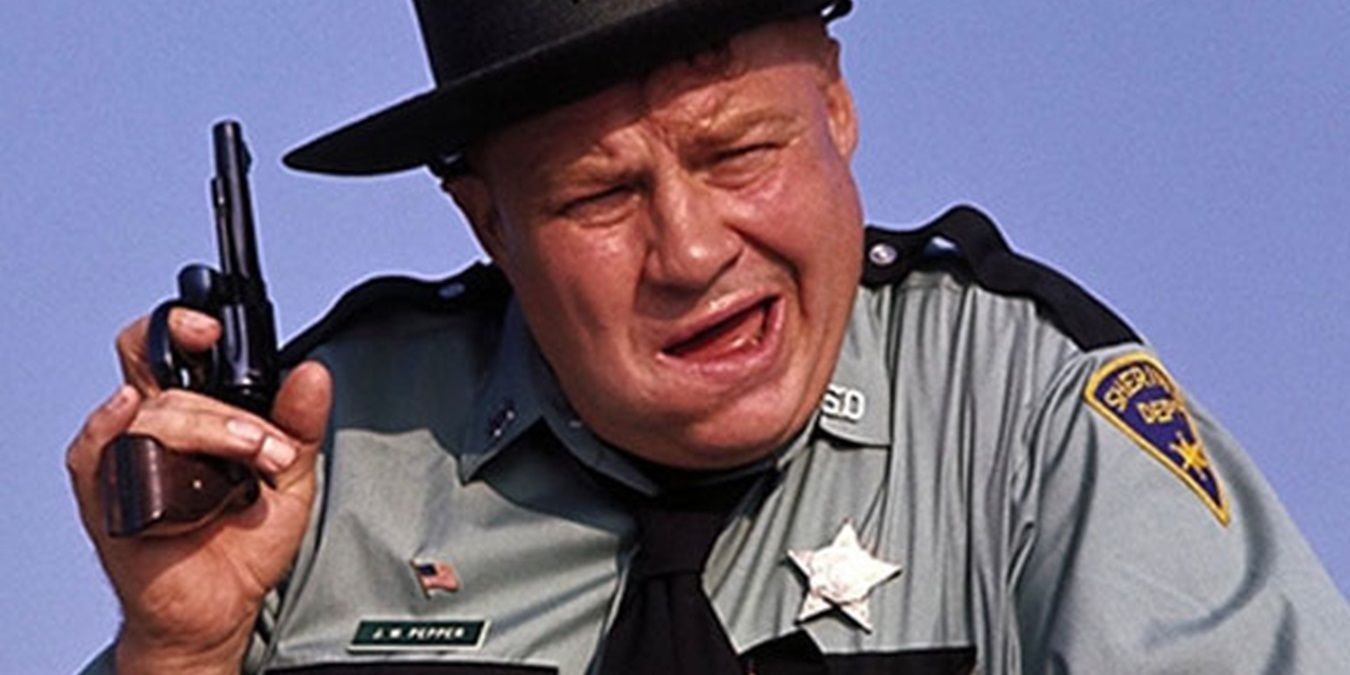 Sheriff JW Pepper with a gun in Live and Let Die
