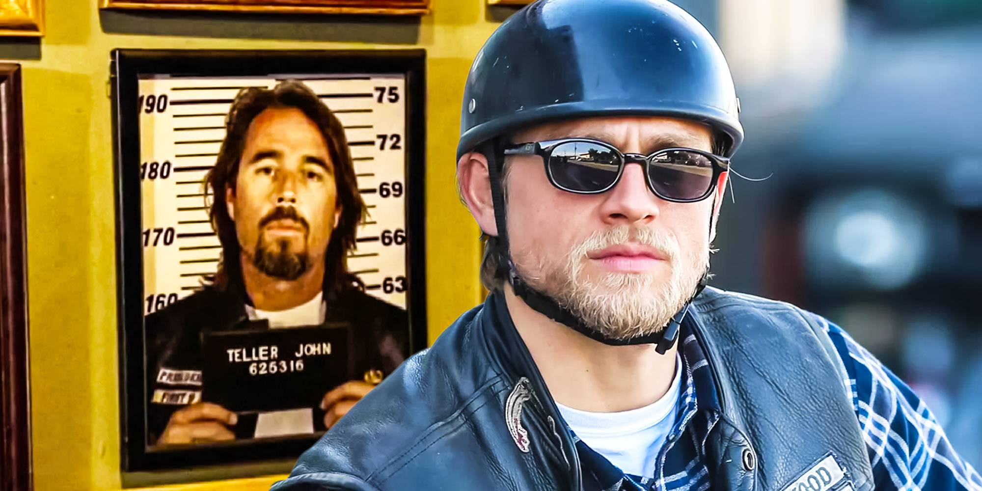 thumbnail image 2 of KD's 10112 Sunglasses - Yellow Lenses, Worn By Jax Teller In Sons Of Anarchy, UV400 2 of 6