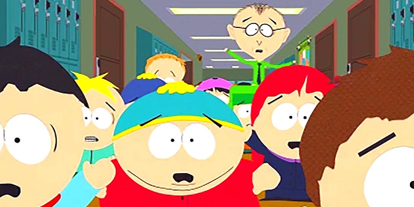 South Park The Streaming Wars Mr Mackey and the kids run