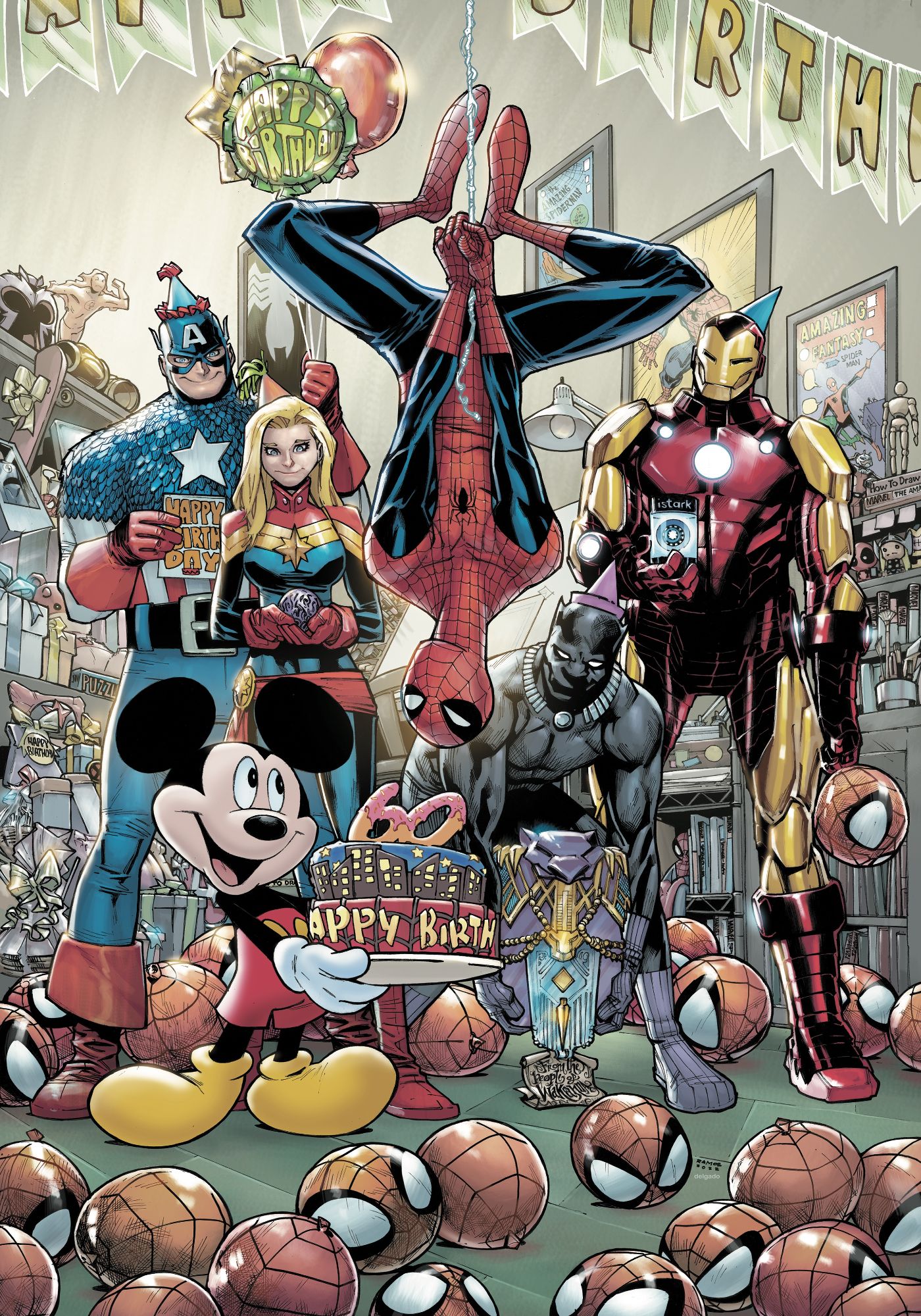 Spider-Man Disney d23 cover art