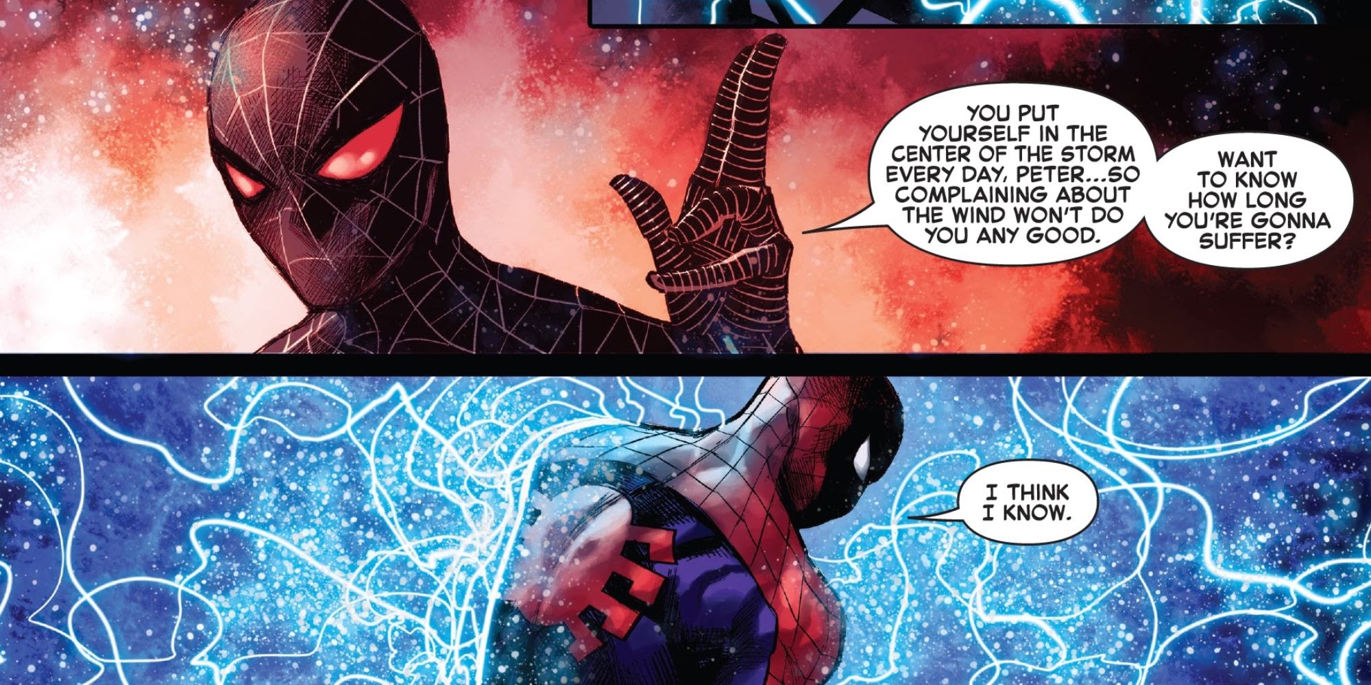 Spider-Man Gets Advice From Spider-Verse