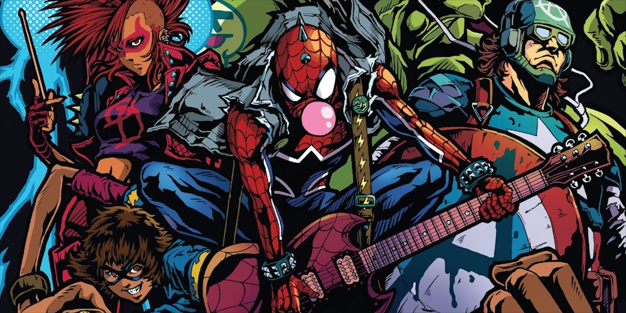 Spider-Punk and the Avengers