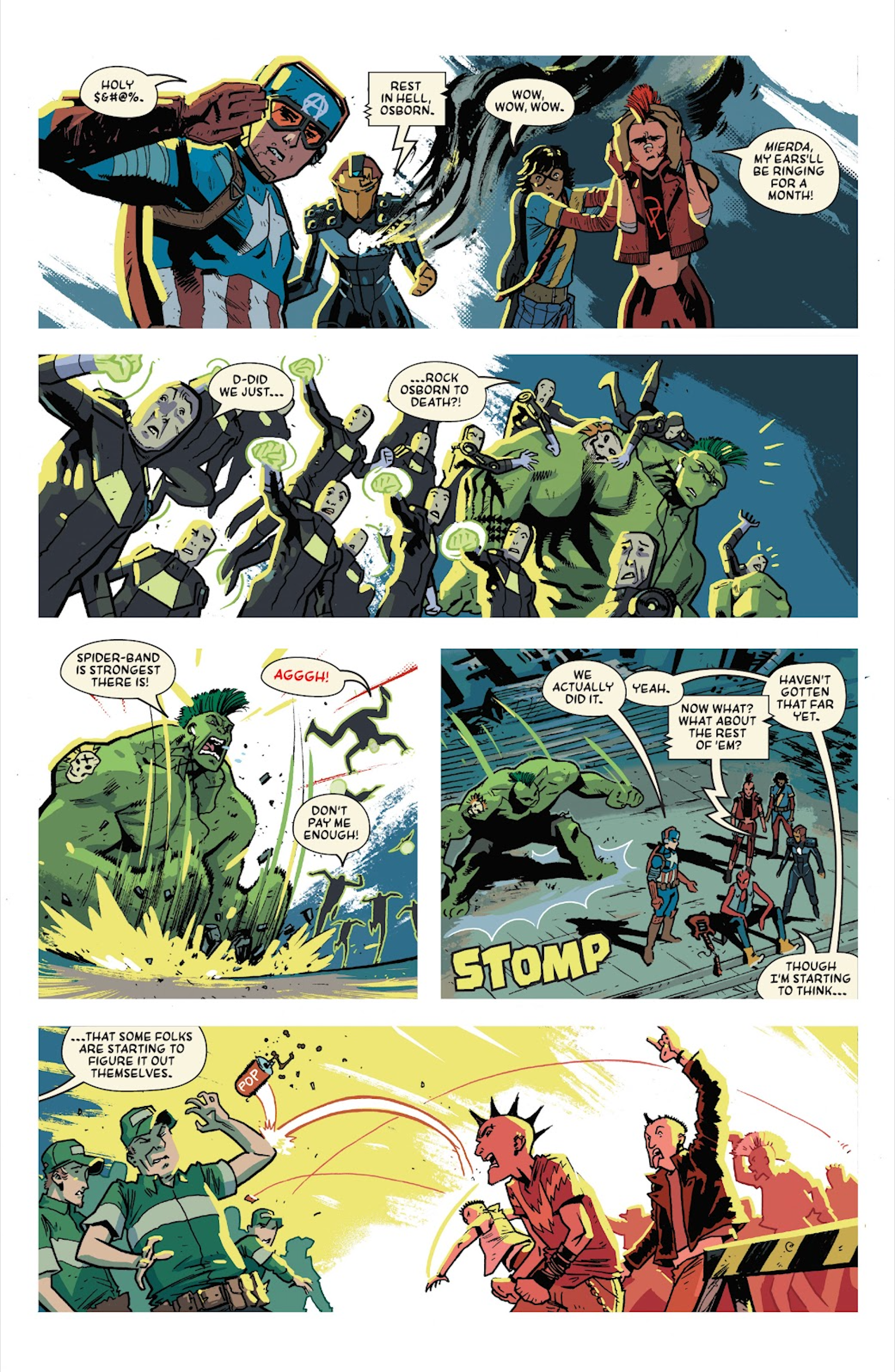 Spider-Punk kills Norman Osborn