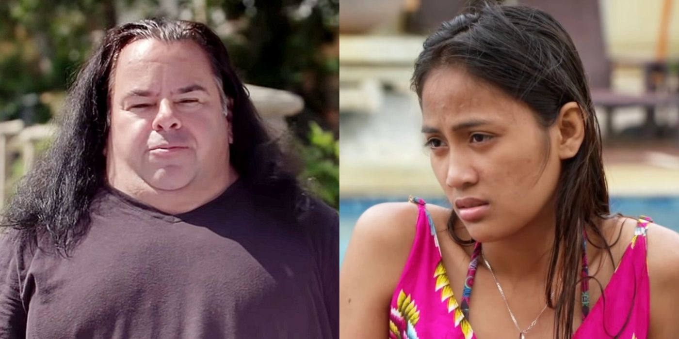 Big Ed and Rose 90 Day Fiancé side by side image