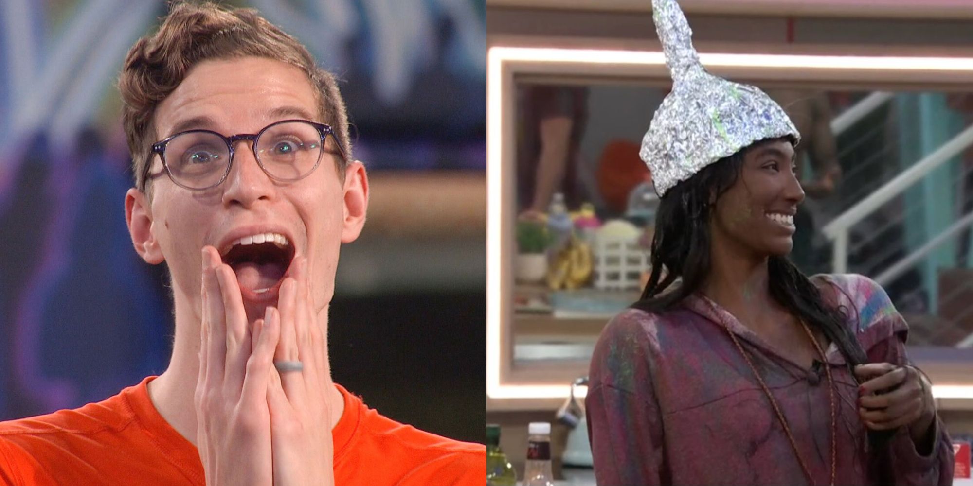 Michael Bruner and Taylor Hale in Big Brother 24