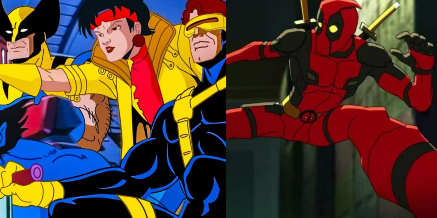 Split image of X-Men 97 and Deadpool (1)