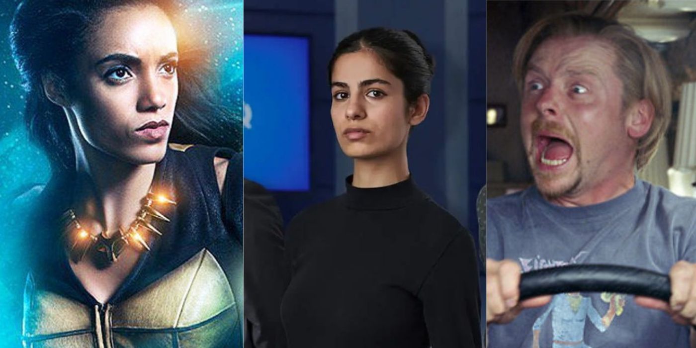 Split images of stills from Legends of Tomorrow, The Undeclared War, and Paul (2)
