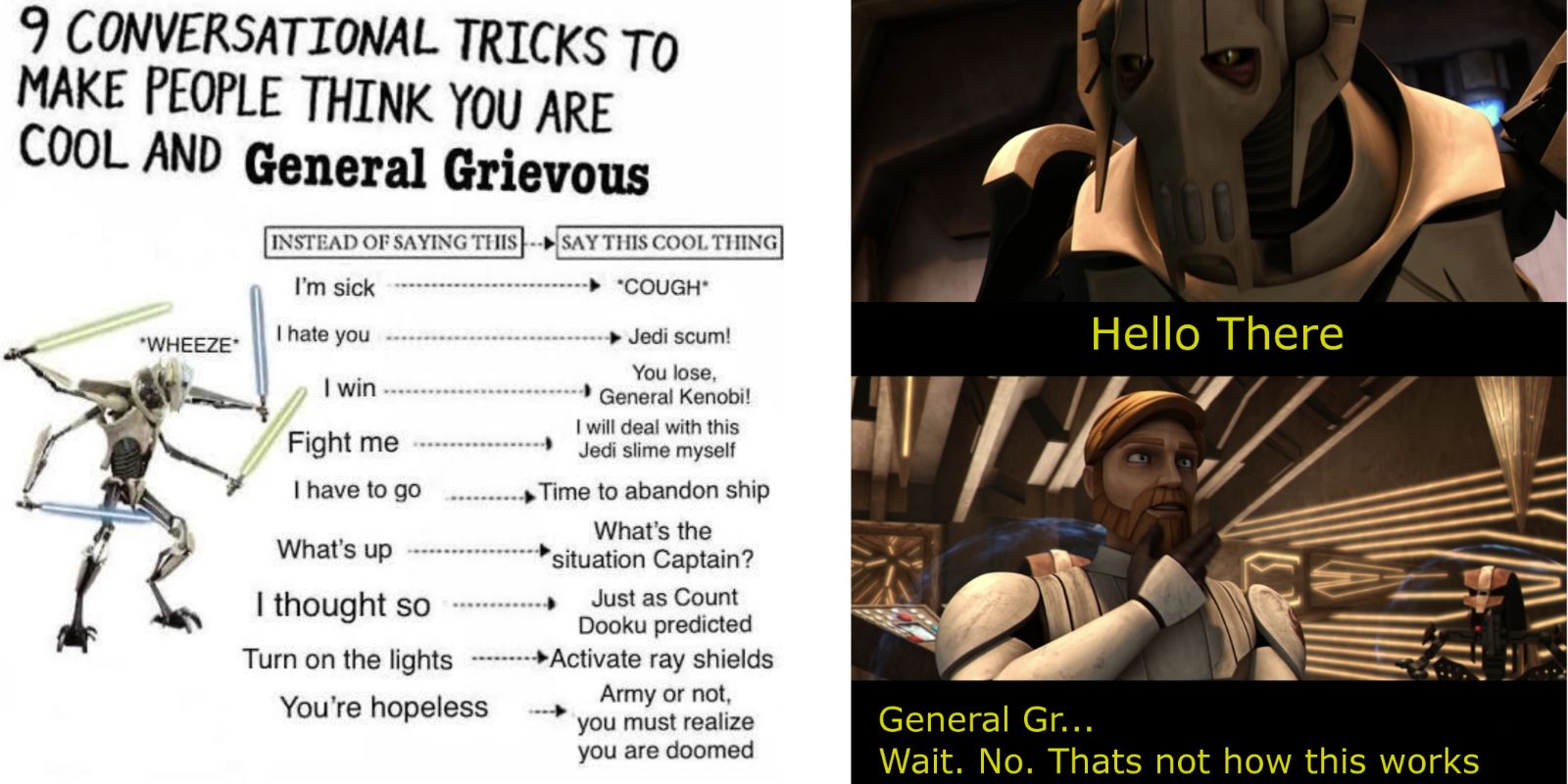 Star Wars: 10 Memes That Perfectly Sum Up General Grievous As A Character