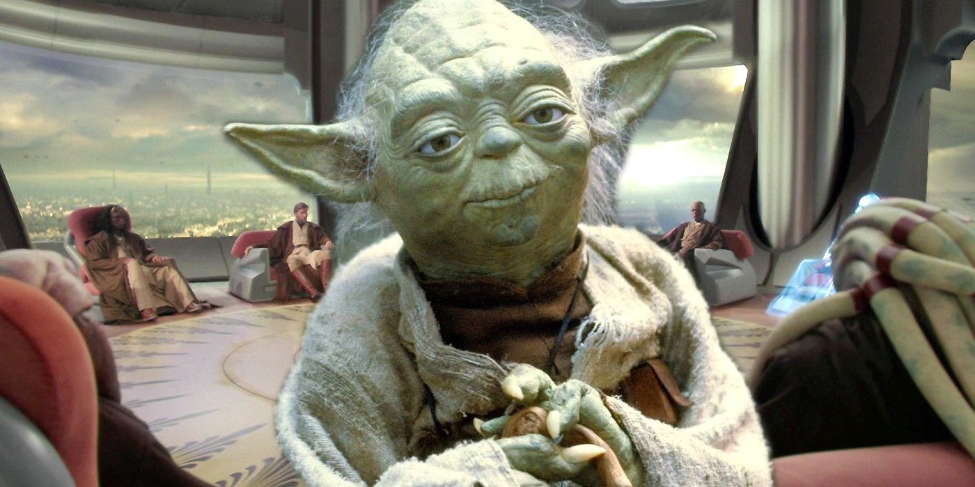 Star Wars Yoda com o Conselho Jedi