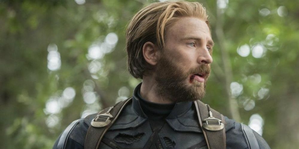 Steve Rogers in Wakanda in Avengers Infinity War