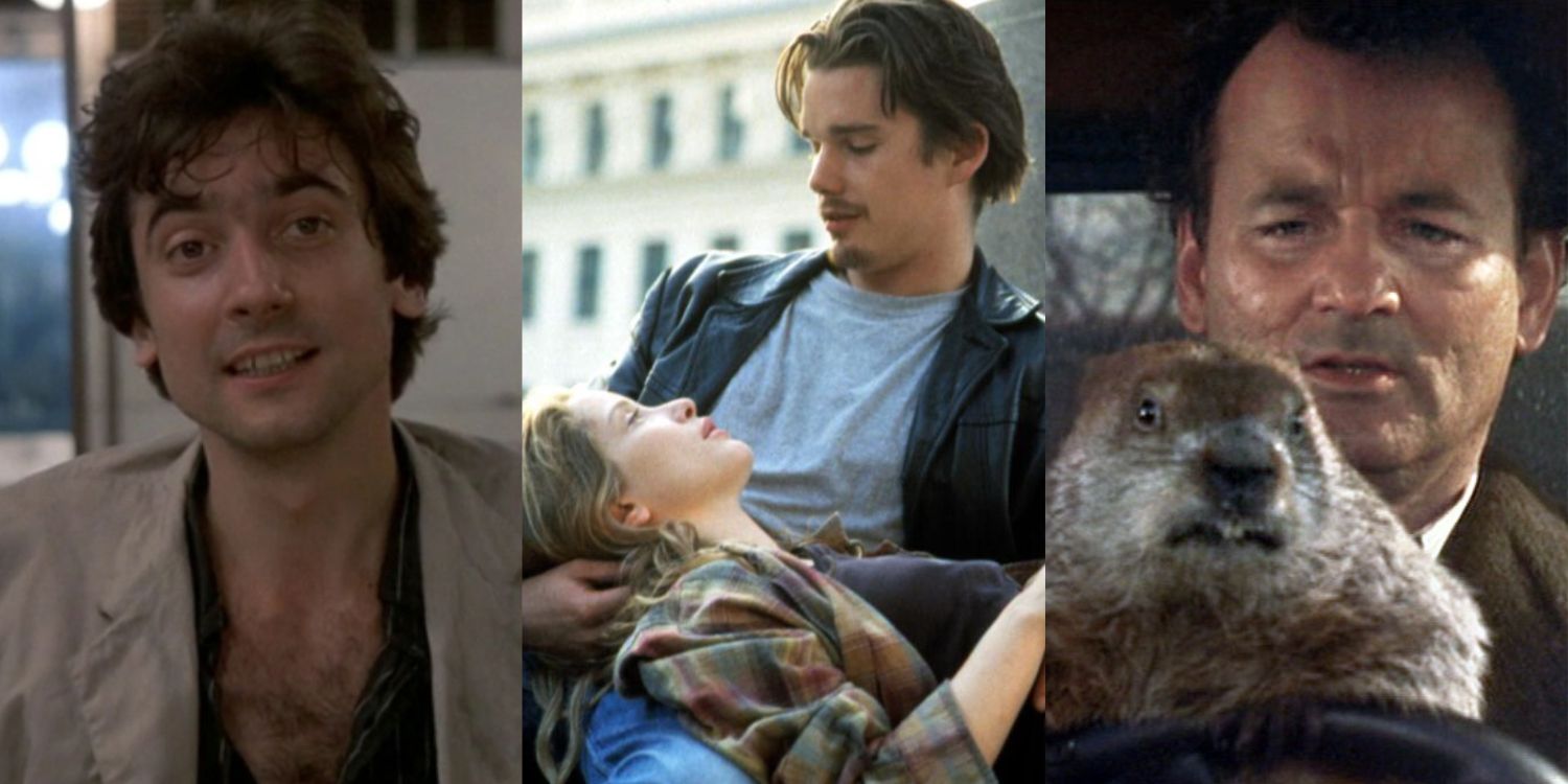 Stills from After Hours, Before Sunrise and Groundhog Day