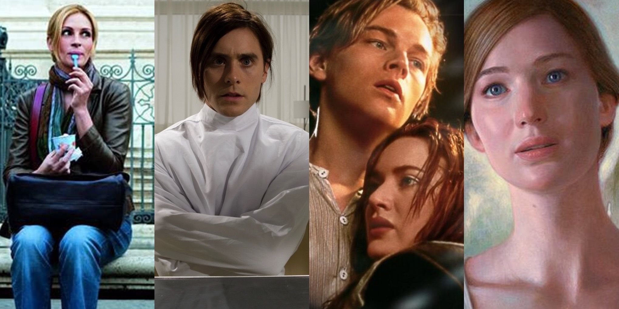 Stills from Eat Pray Love, Mr. Nobody, Titanic and mother!