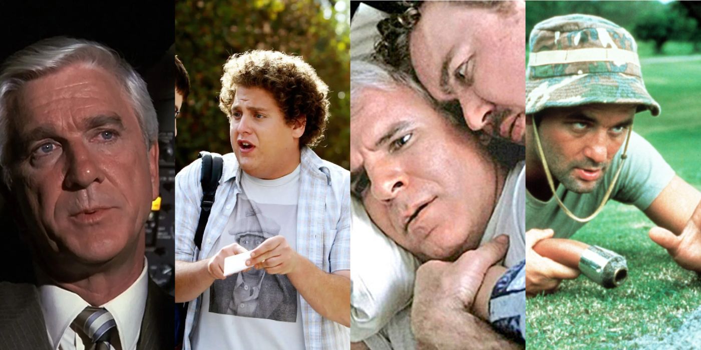 Stills from various comedies that are nonstop funny
