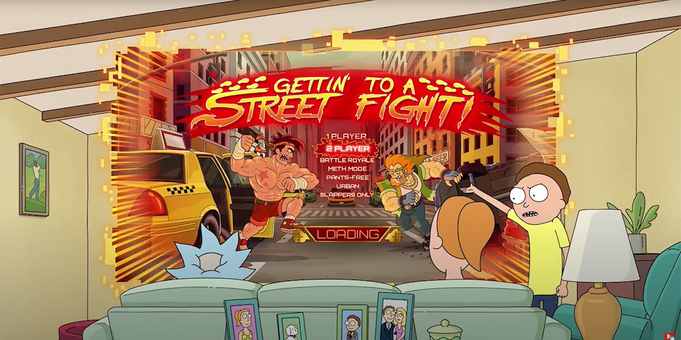 Street Fighter in Rick and Morty