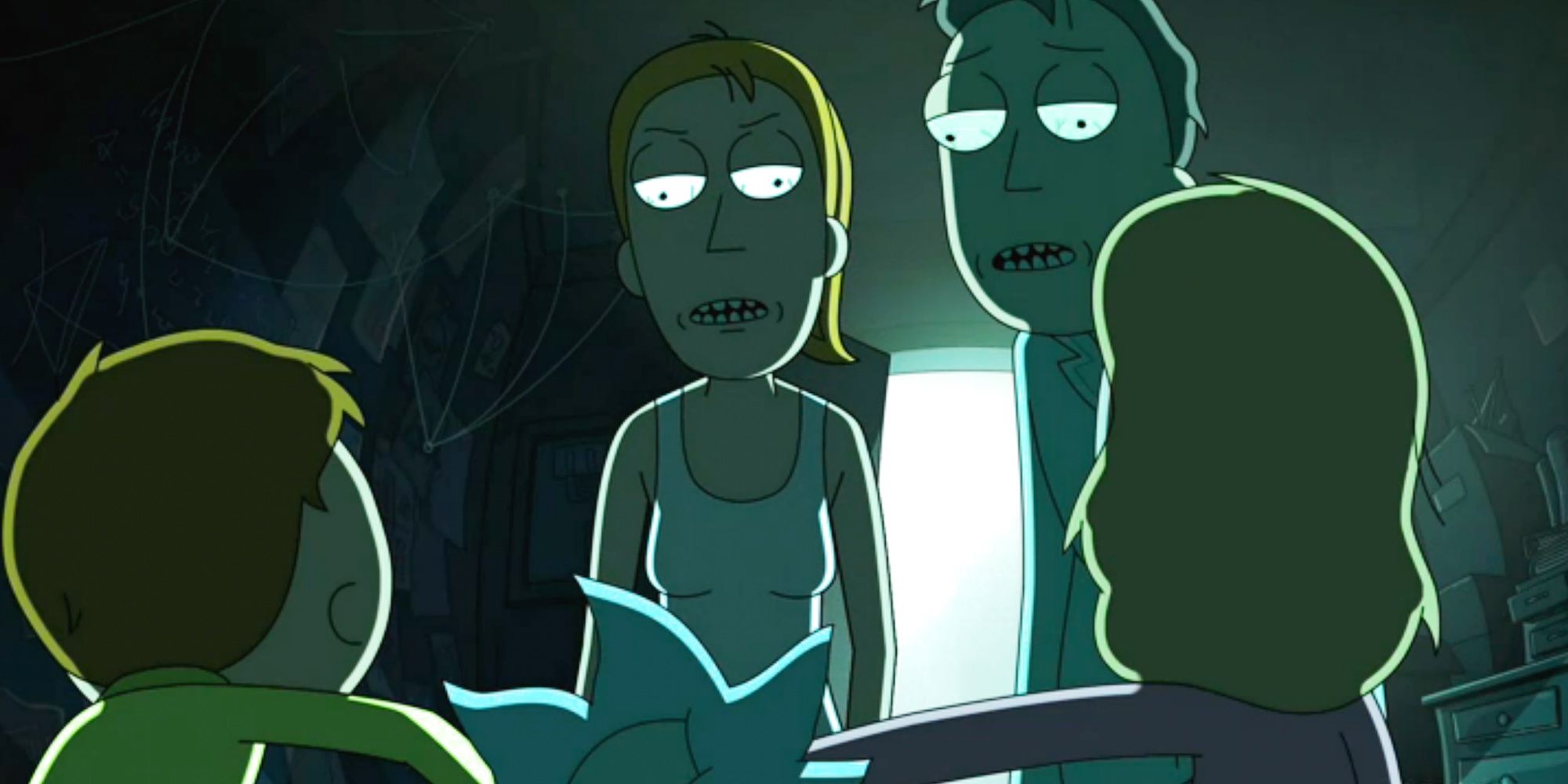 Summer lidera a Família Noturna em Rick e Morty