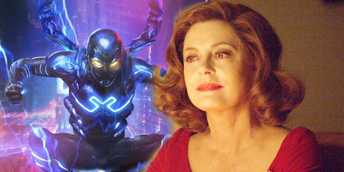 Blue Beetle and Susan Sarandon custom image