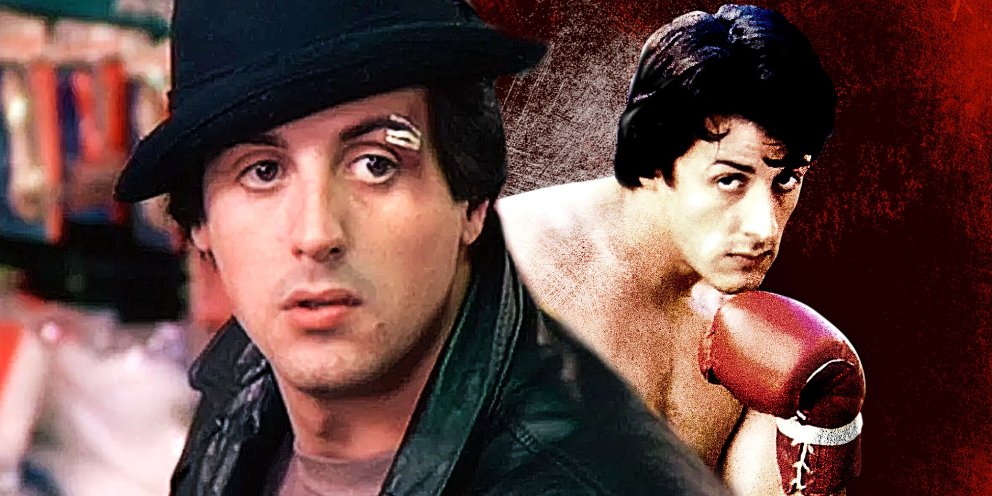 Sylvester Stallone as Rocky Balboa in Rocky 1976