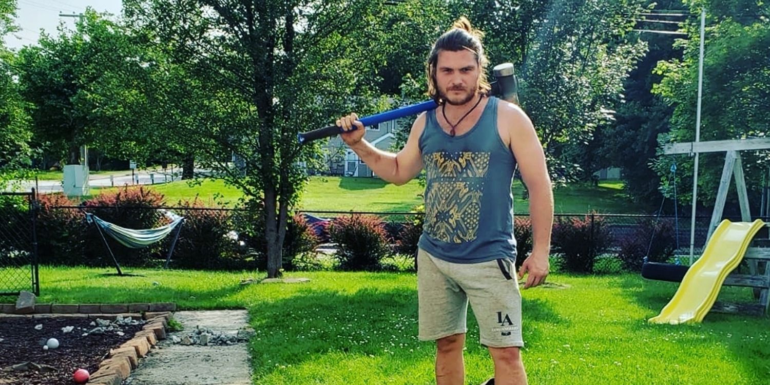 Syngin Colchester from 90 Day Fiancé Playing Croquet
