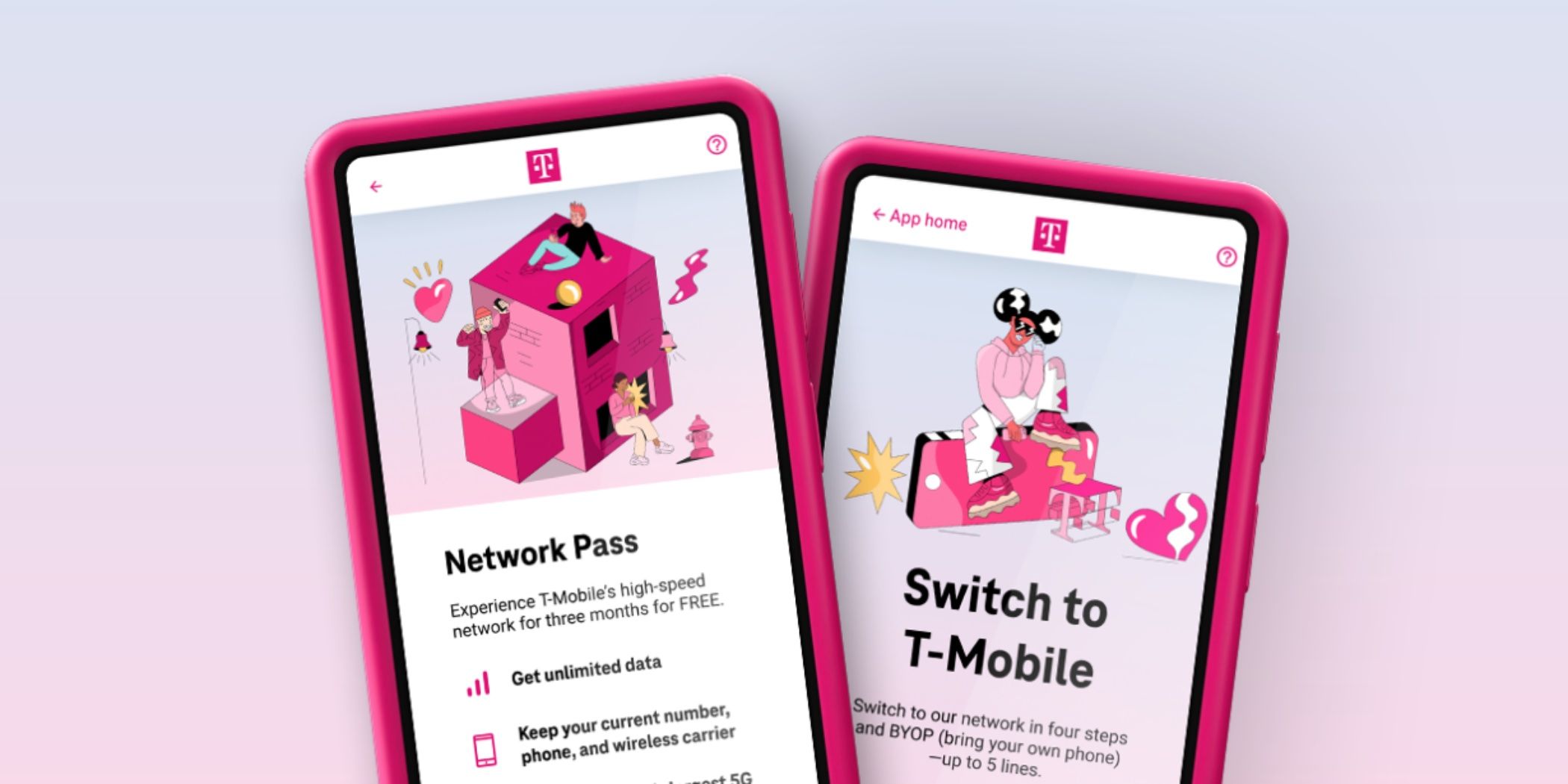Promotional image for T-Mobile's new Network Pass.