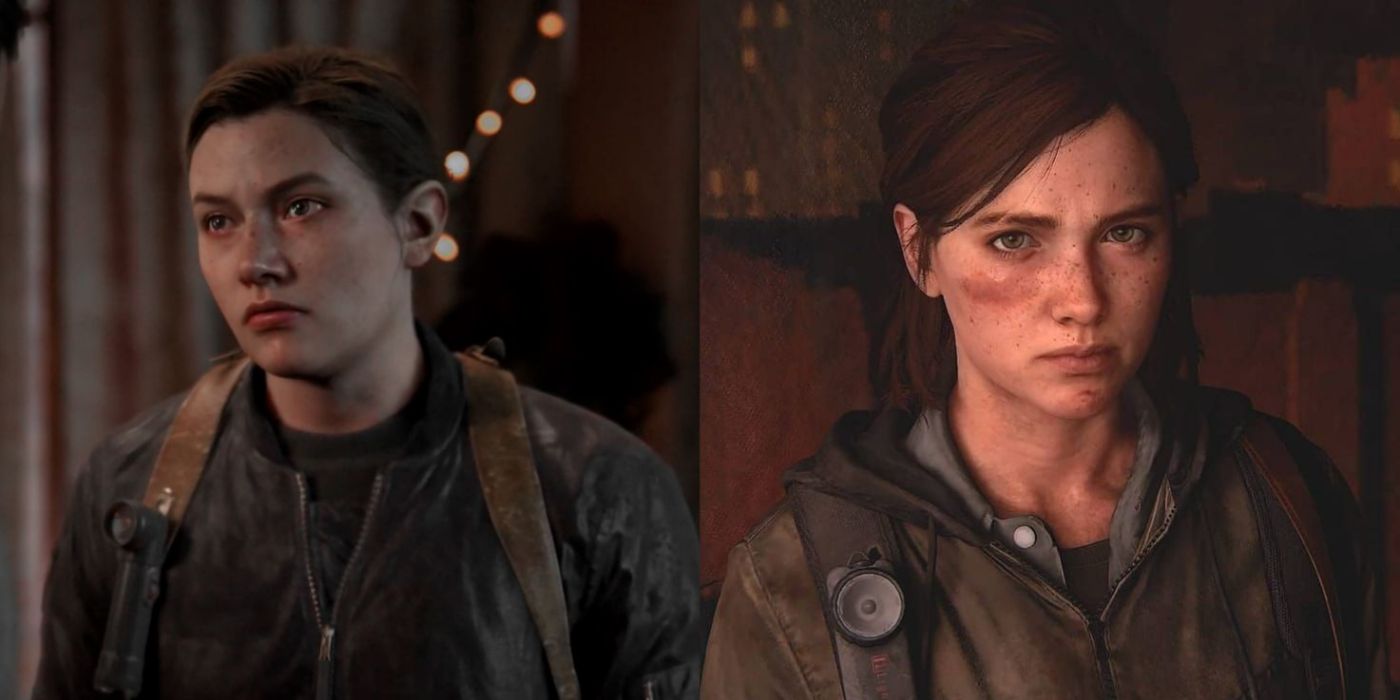 Comparação TLOU Abby e Ellie