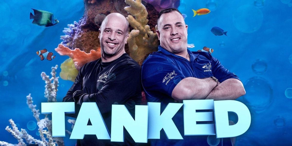 Two men pose for a promotional image from Tanked 