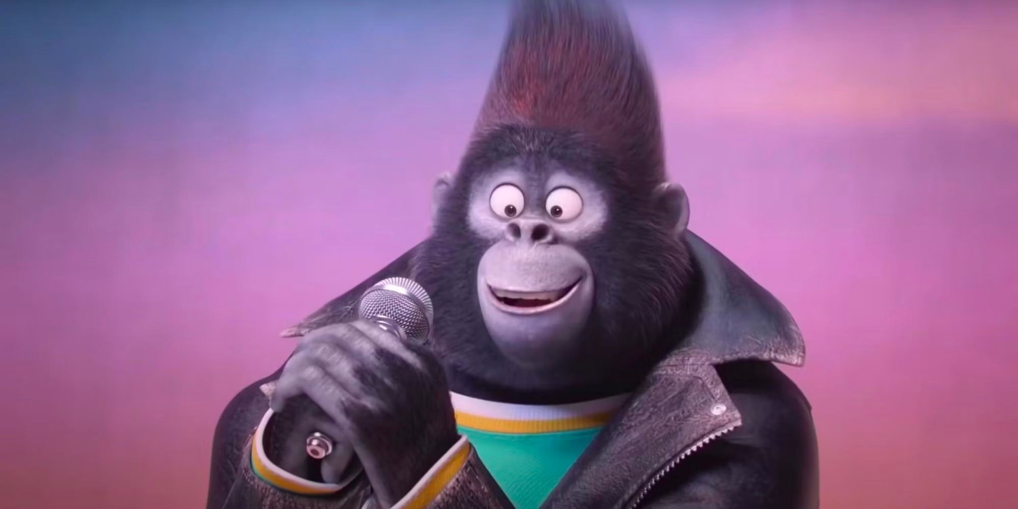 Taron Egerton as Johnny the Gorilla in Sing