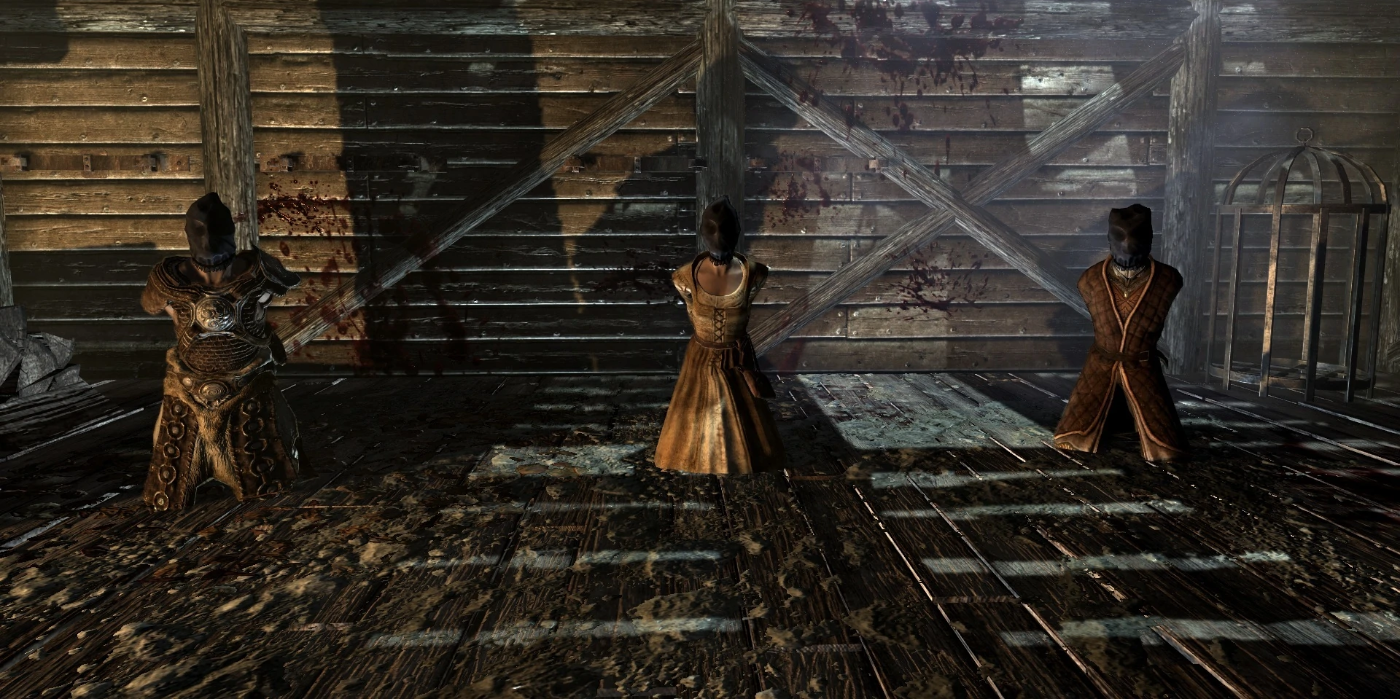 The three hostages in Friends Like These Skyrim quest