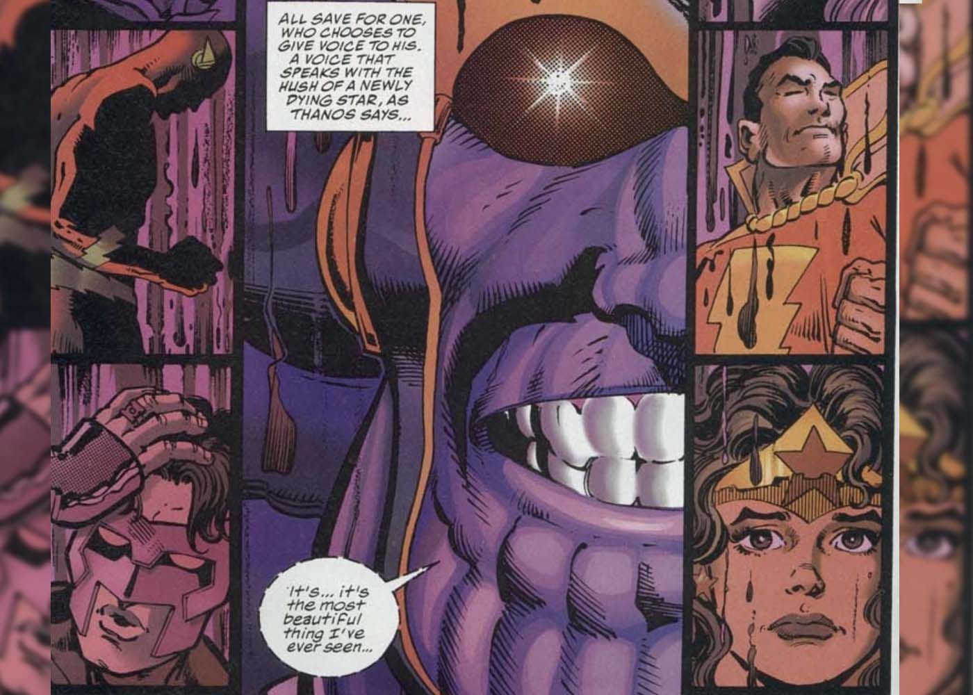 Thanos Fight Marvel DC Crossover - Luta
